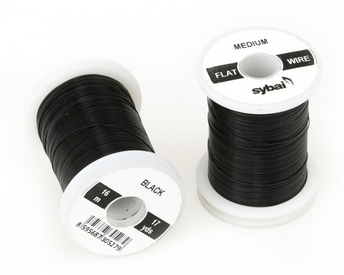 Flat Colour Wire, Medium, Black